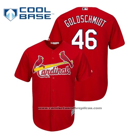 Camiseta Beisbol Hombre St. Louis Cardinals Paul Goldschmidt Cool Base Alterno Rojo